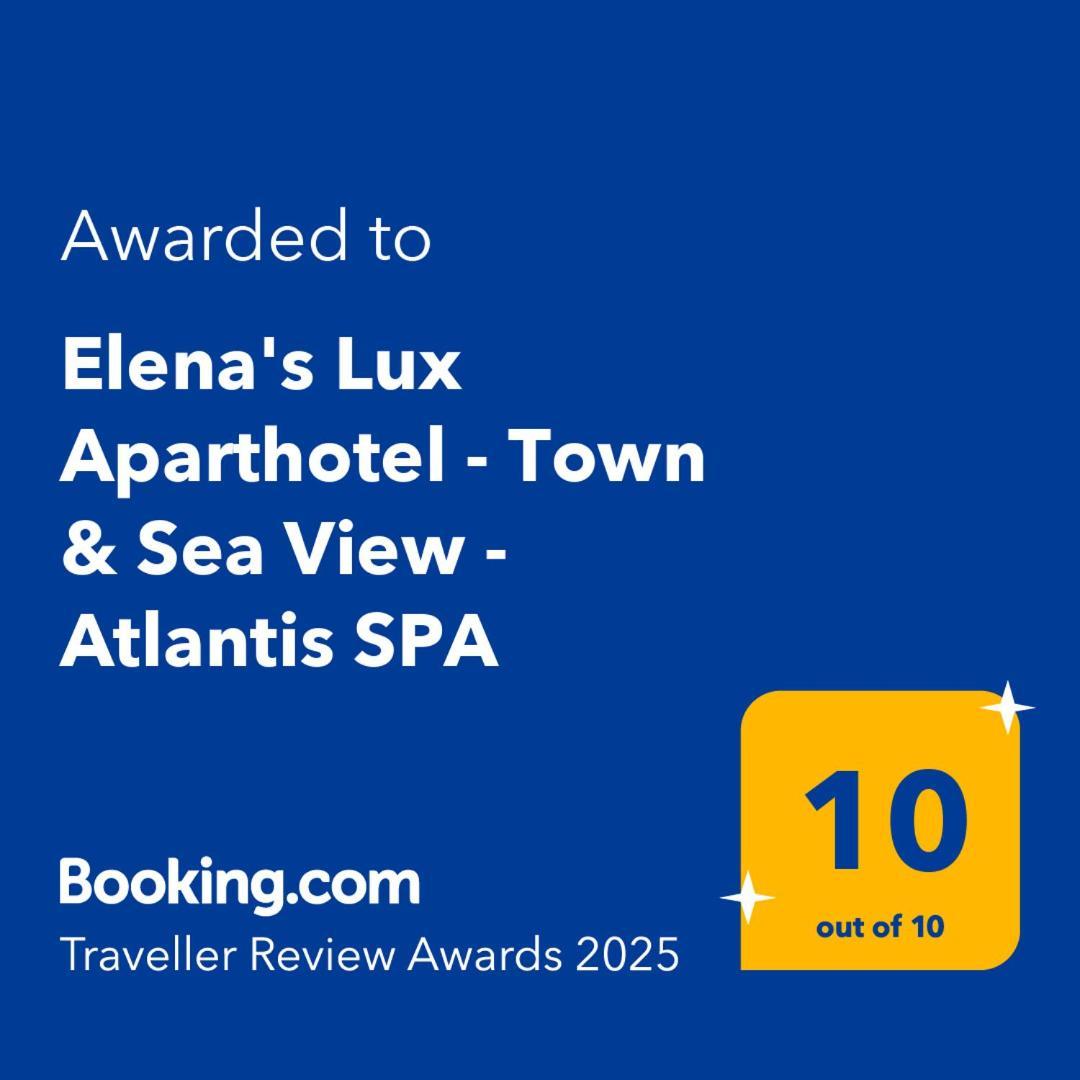 Elena'S Lux Aparthotel - Town & Sea View - Atlantis Spa 사라포보 외부 사진